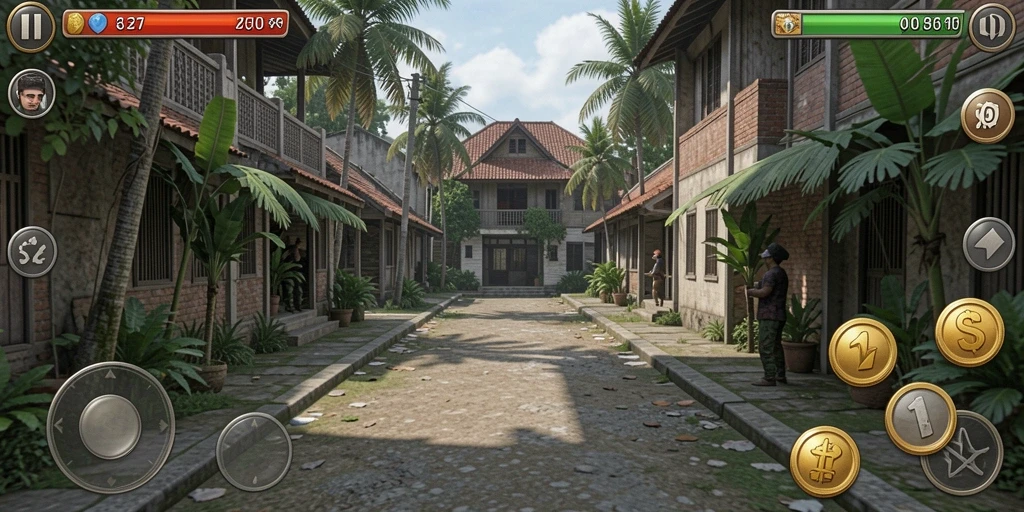 Tampilan awal game 47F dengan grafik menawan.