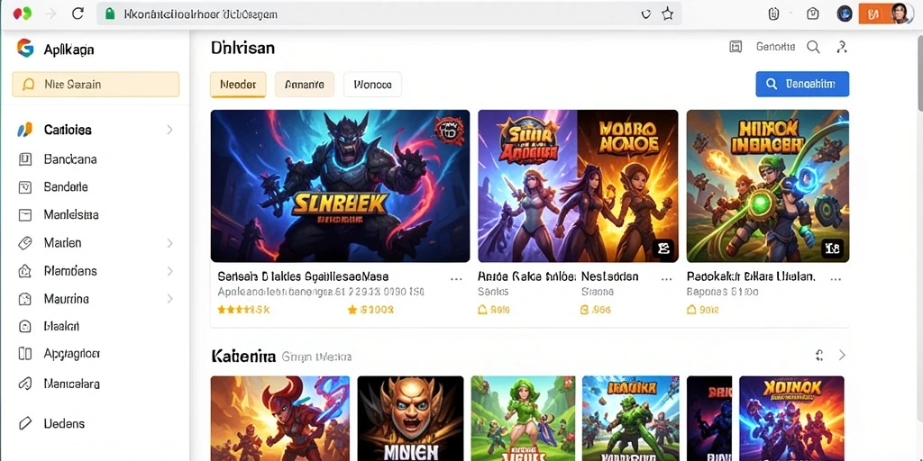 Screenshot menampilkan karakter utama dalam aksi.