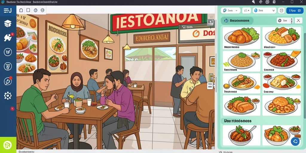 Tampilan menawan dengan tema slot yang beragam.