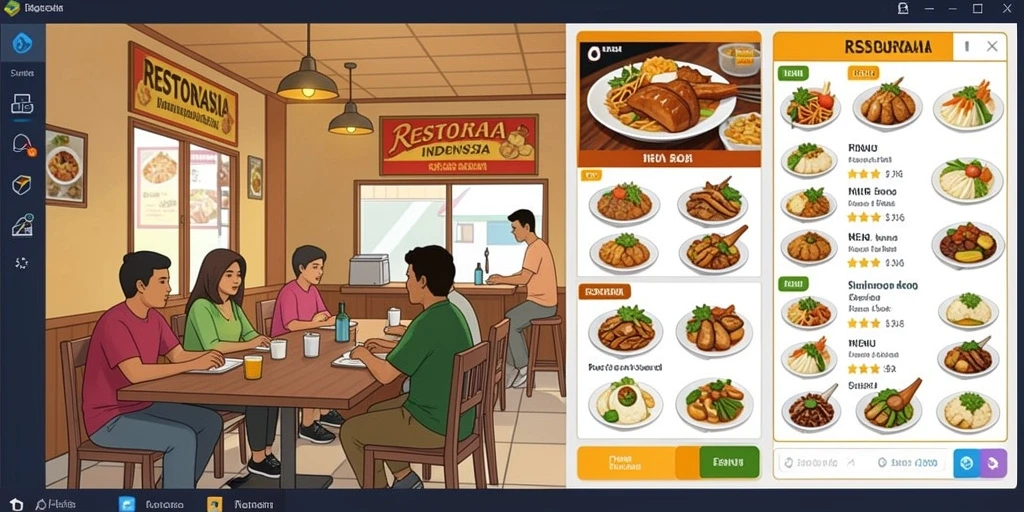 Tampilan antarmuka yang intuitif dan mudah digunakan.